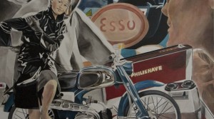 Esso Going, 2010, Acryl auf Leinwand, 100 x 100
