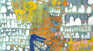 Märzterasse, 2011, Acryl auf Leiwand, 35 x 50 cm