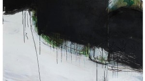 Kejoo Park, Reh verloren II, 2015, Mischtechnik auf Leinwand, 140 x 140 cm